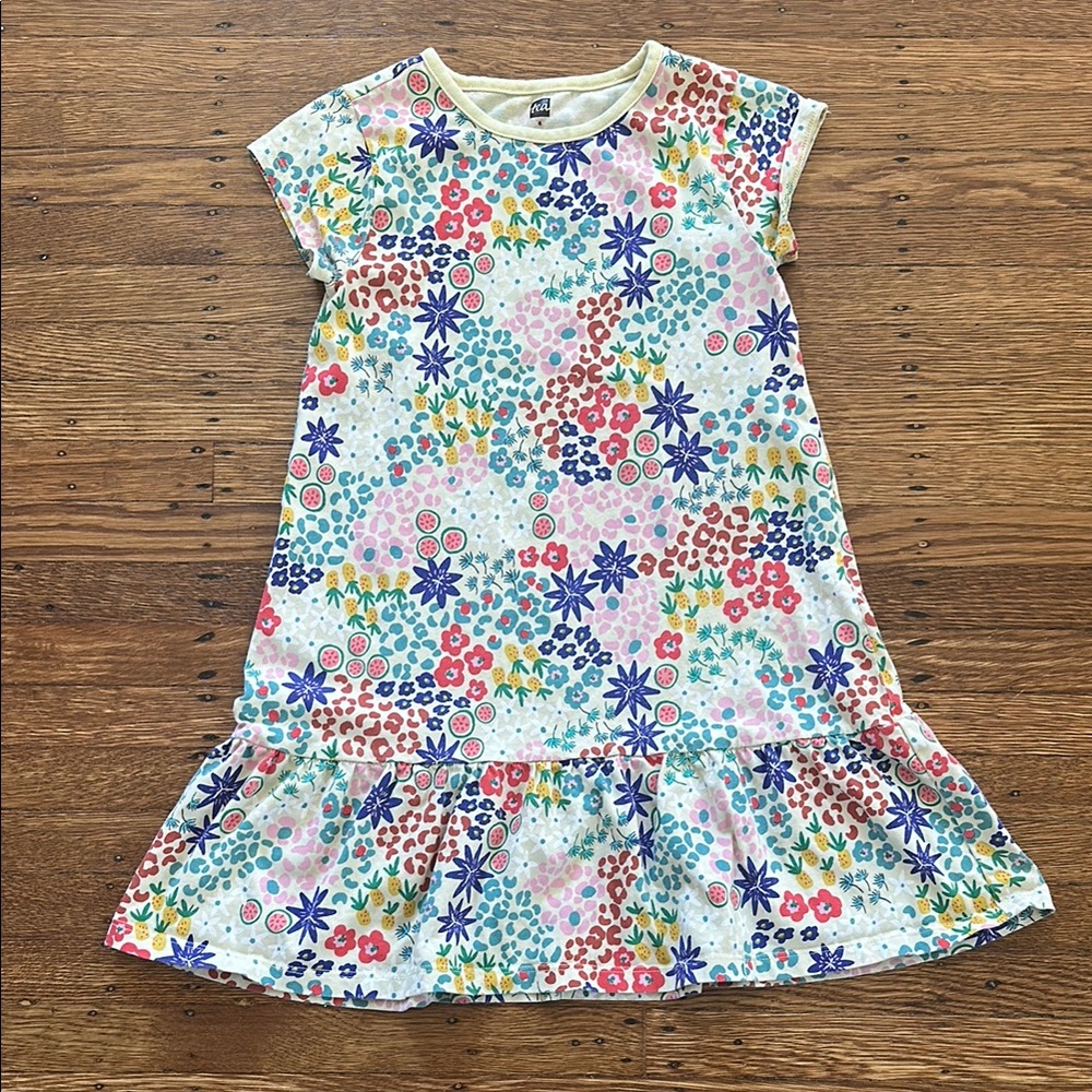 Colorful Floral Kids Dress